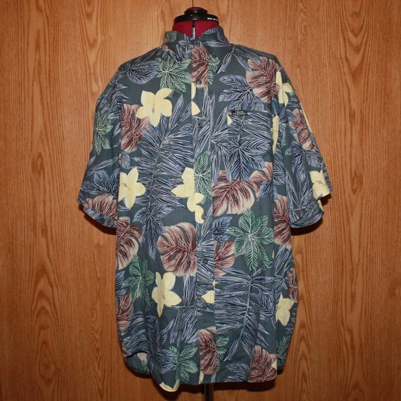 Chaps Ralph Lauren Hawaiian Button Shirt - Picture 4 of 9